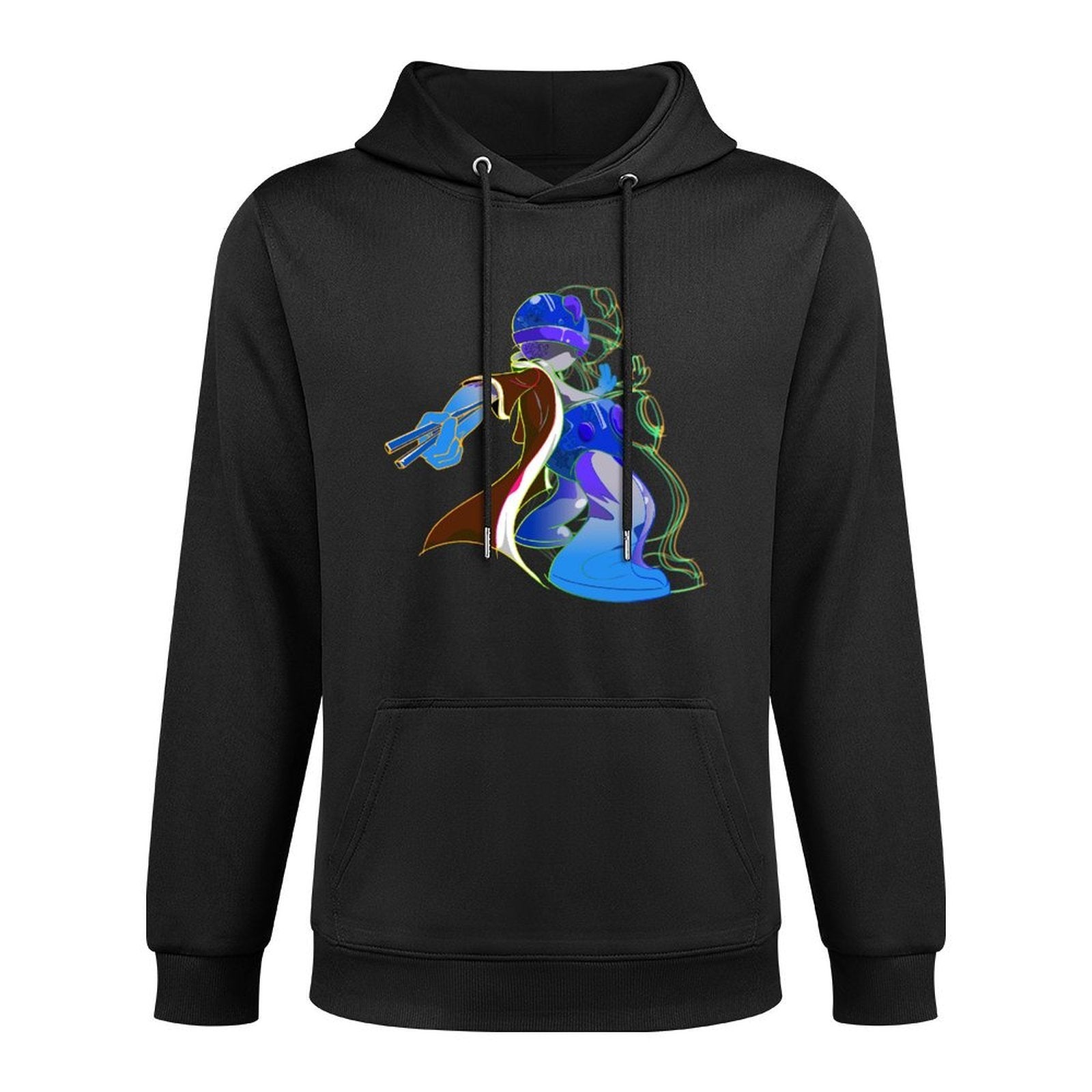 Hoodie Front PatternMinimalist Sharp